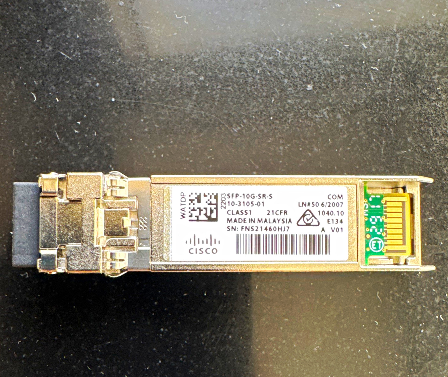 Cisco SFP-10G-SR-S 10Gbps SFP+ LC Transceiver Module Lot of 20
