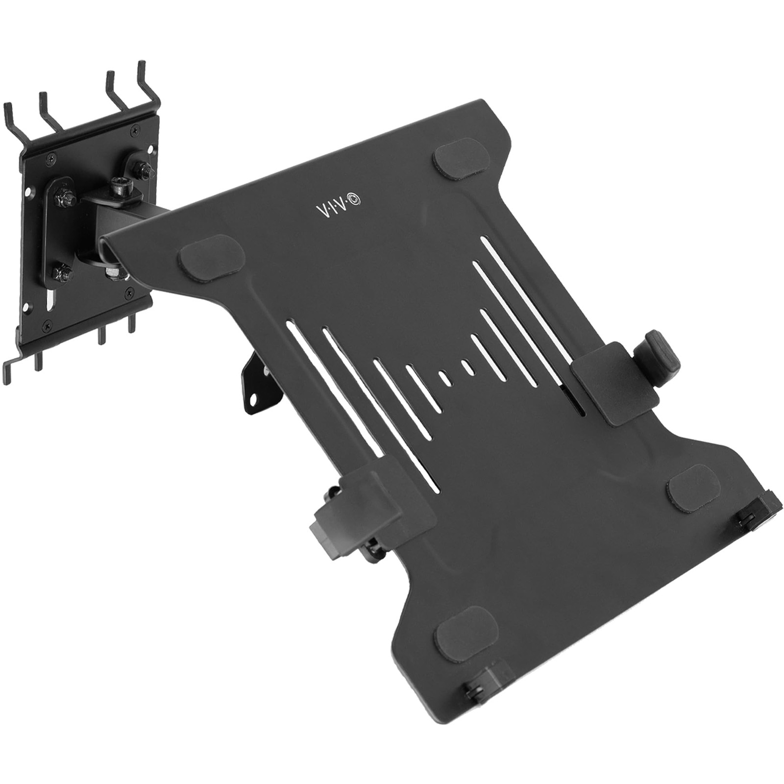 Pegboard Laptop Mount Holder Adjustable Notebook Tray Fits 1015.6 Inch Size