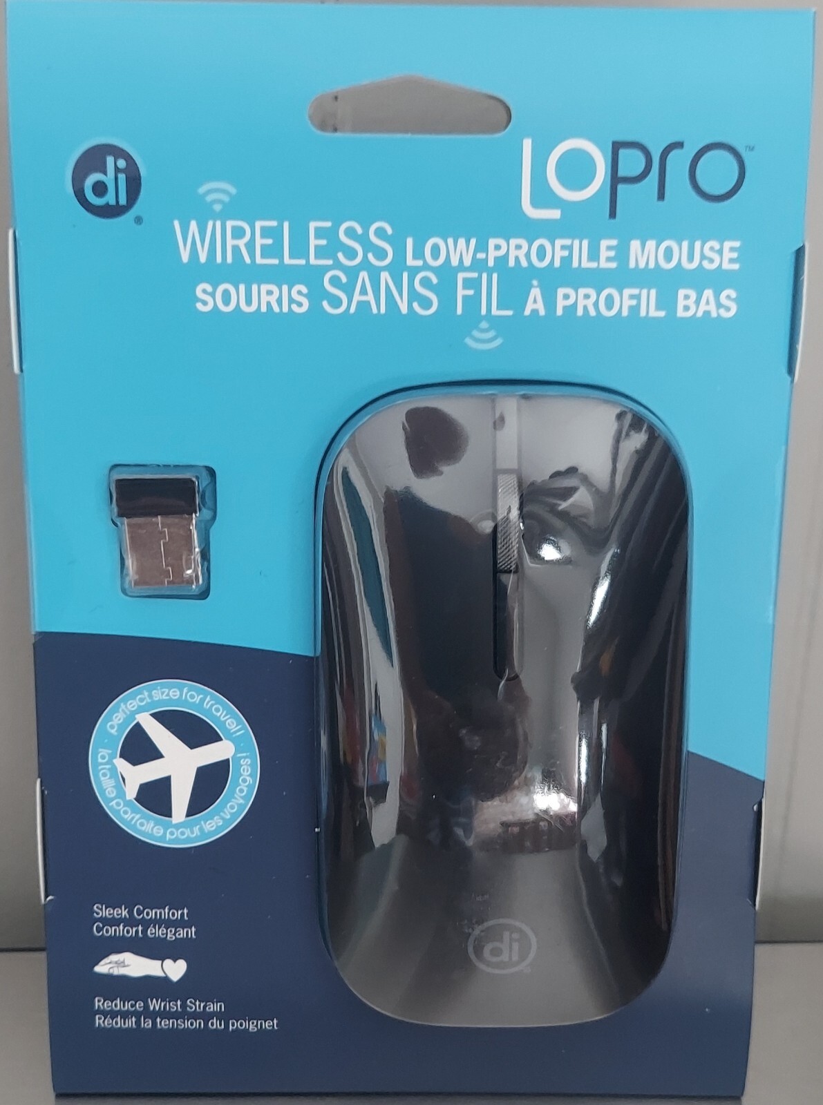 DIGITAL INNOVATIONS di LoPro 32312 Wireless Low Profile Mouse NEW