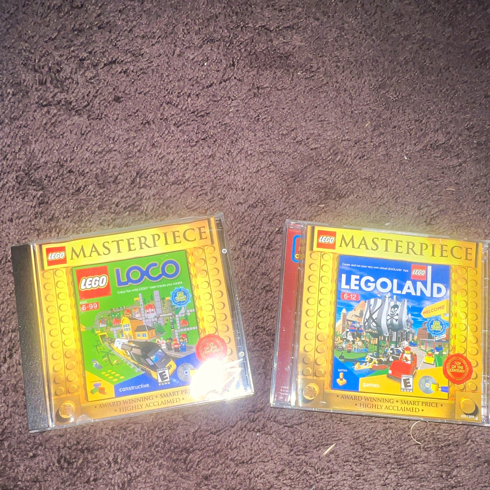LEGO Loco & LEGOLAND PC CD-ROM Software Lot 2 Discs Windows English