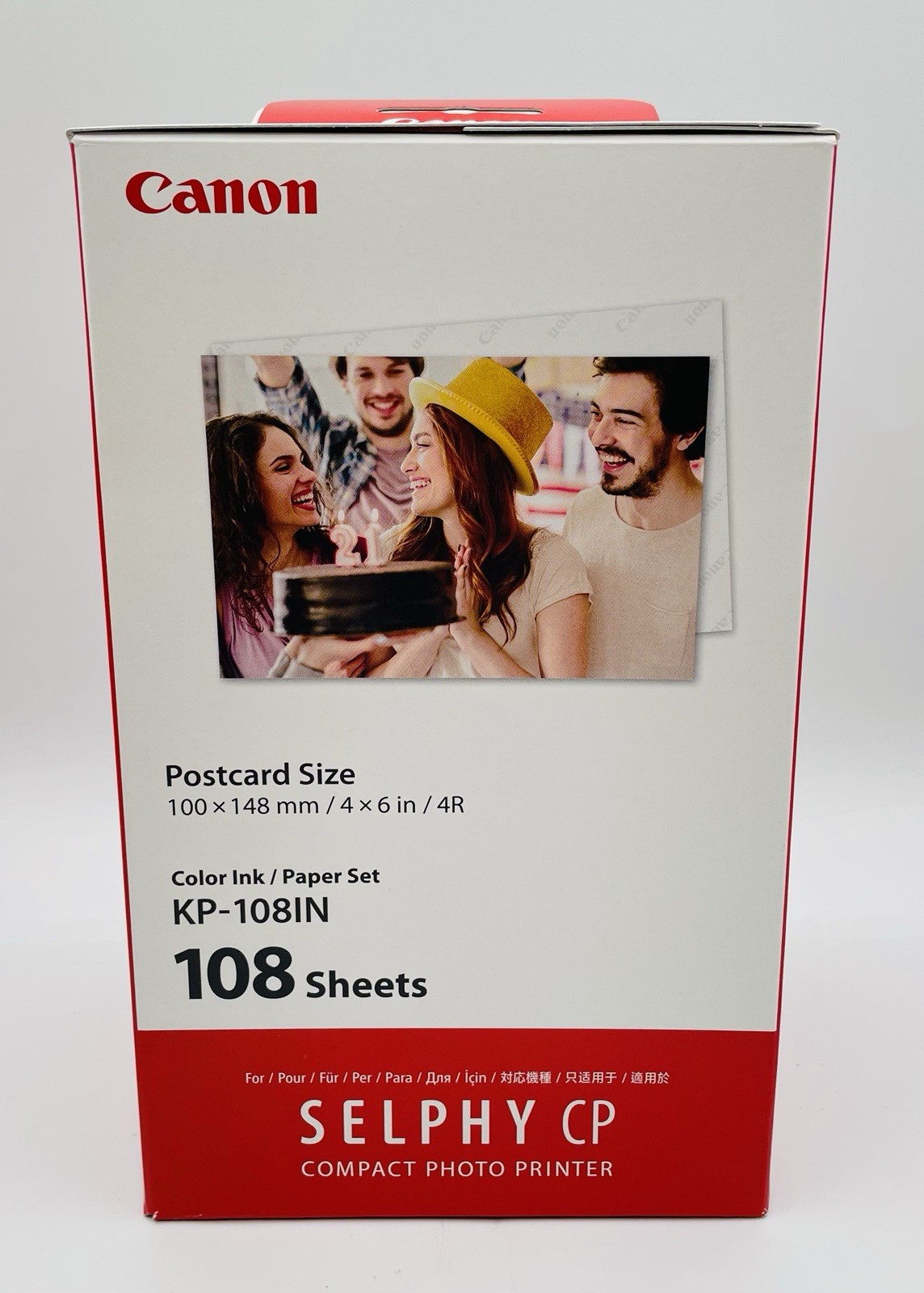 Canon Selphy CP 4x6 Color Ink Paper Set KP-108IN 108 Sheets 3 Ink Cart Sealed