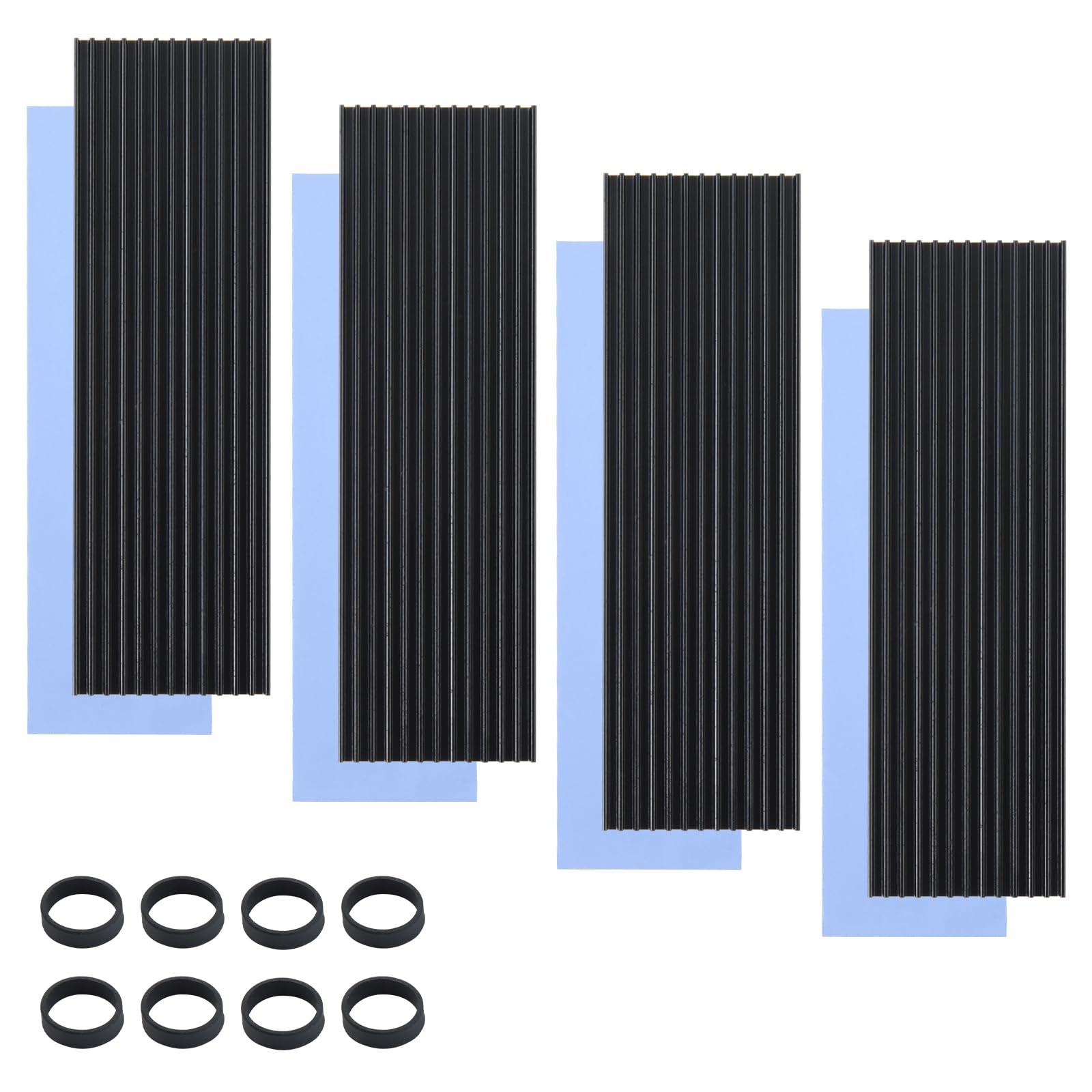 ELUTENG M.2 SSD Heatsink 4PCS 2280 SSD Heat Sink with NVMe SSD Thermal Pad NVMe