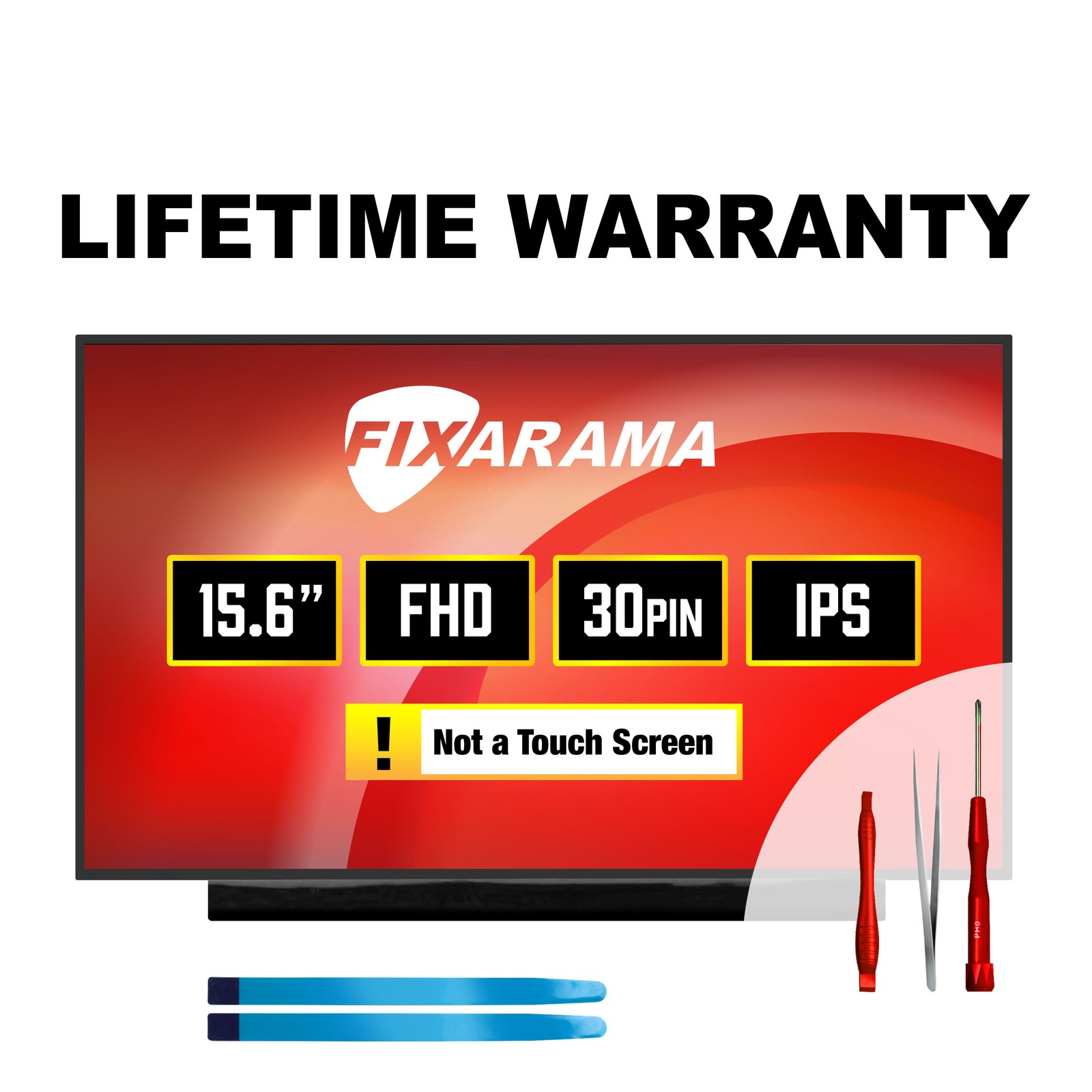 HKC MB156CS01-6 VER.1.0 FHD IPS Matte LCD Screen + Tools GRADE A+ FIXARAMA