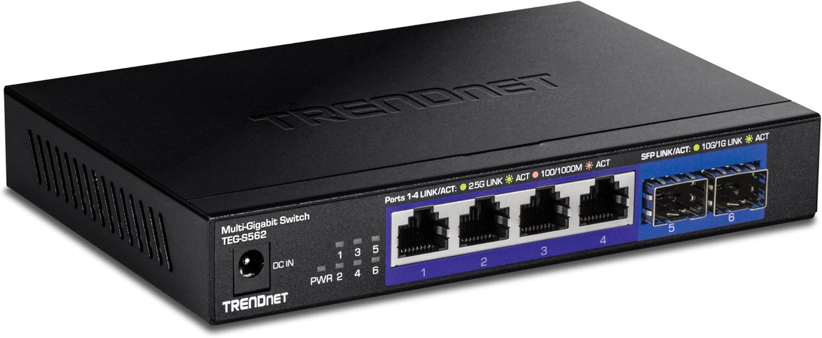 6-Port Unmanaged Multi-Gig Switch,Teg-S562, Lifetime Protection