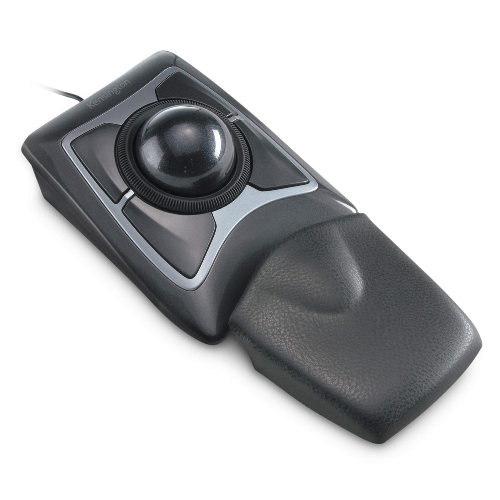 Kensington Expert Trackball Mouse (K64325), Black Silver, 5"W x 5-3/4"D x 2-1...