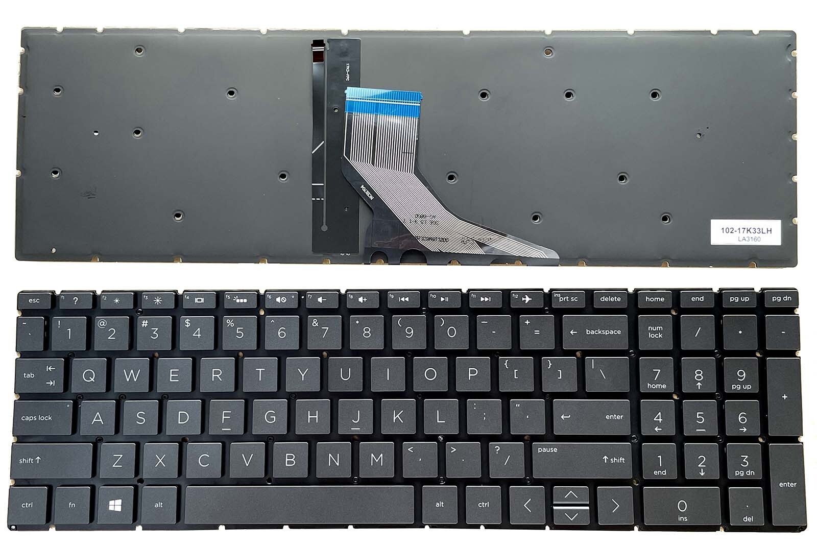 New/Oirg US English Keyboard for HP ZBook 15v G5 Backlit (NOT FIT ZBook 15 G5)