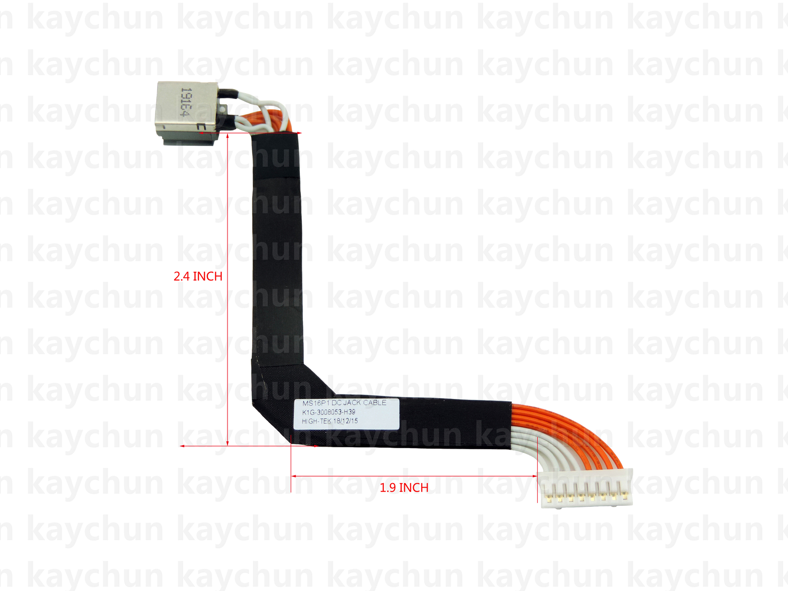 Original DC IN Power jack cable For MSI GL63 8RD MS-16P6 charging port 8pin