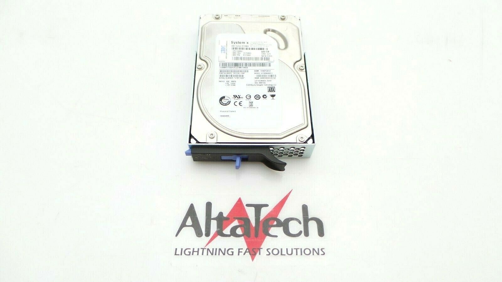 IBM 81Y9803 500GB 7.2K RPM SATA 3.5" SS Hard Disk Drive