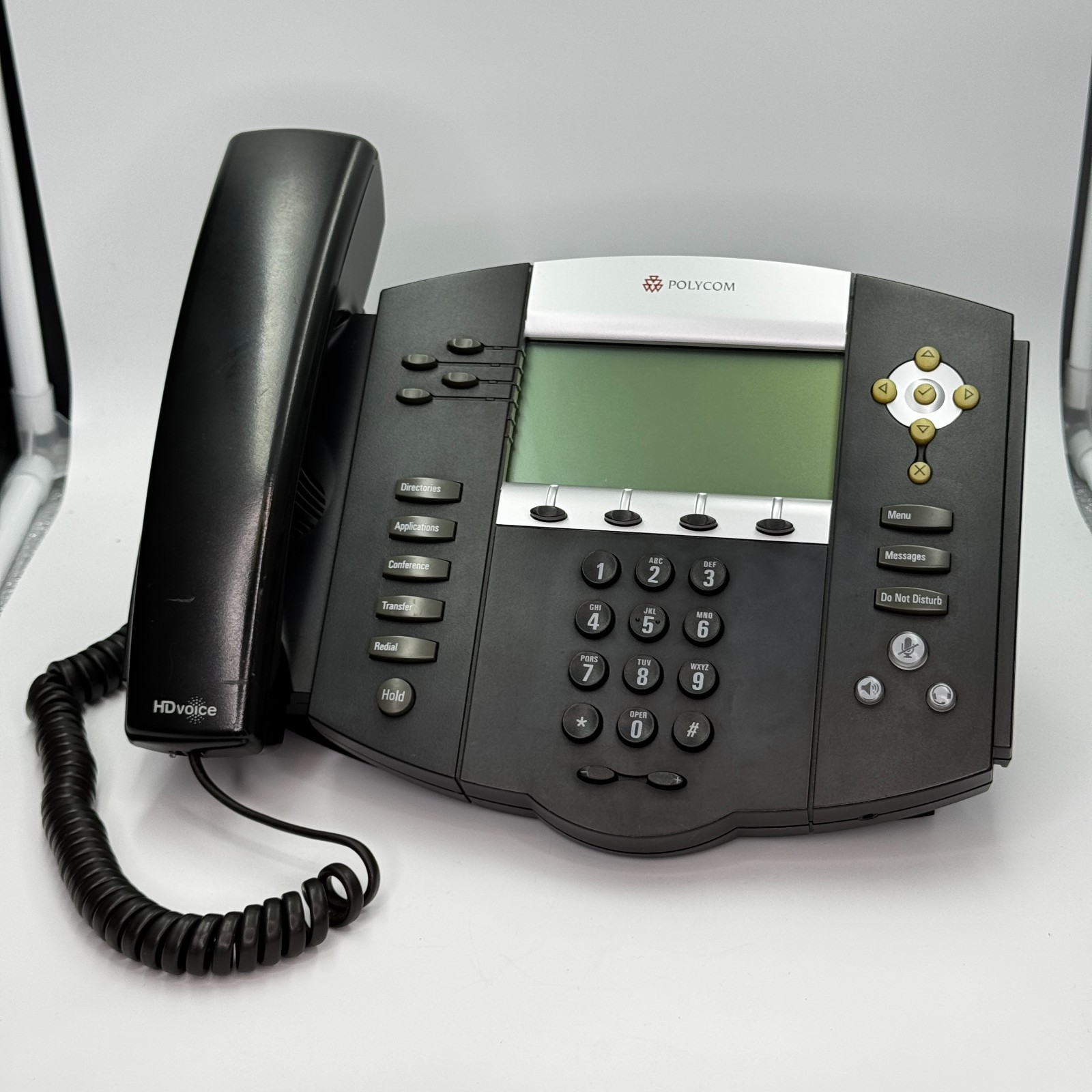 Polycom SoundPoint IP 550 SIP Business 6 Phone Lines Desktop Office Phone