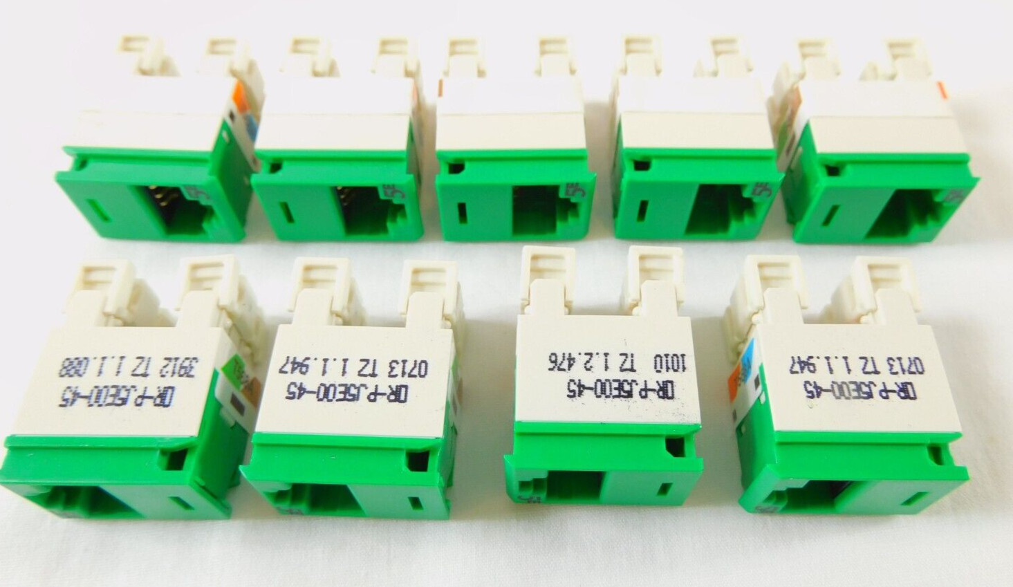 Cat5e Ortronics Panel Jack OR-PJ5E00-45 Clarity Ortronics Green - QUANTITY OF 9