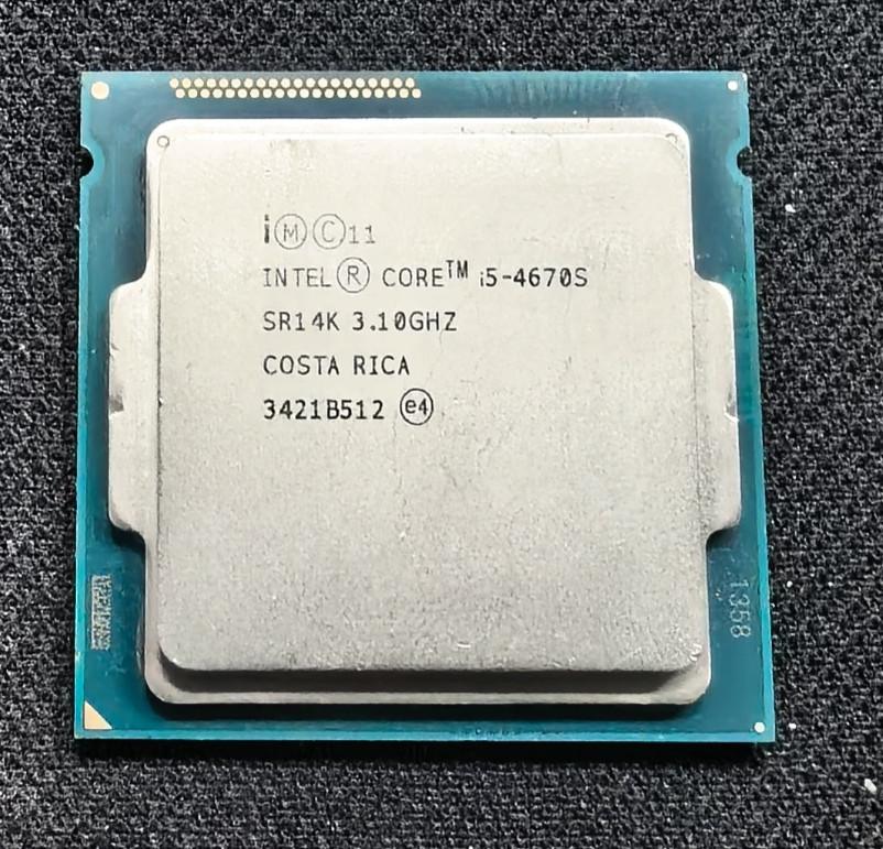Intel Core i5-4670S Quad Core CPU 3.1GHz LGA1150 6MB Desktop Processor SR14K