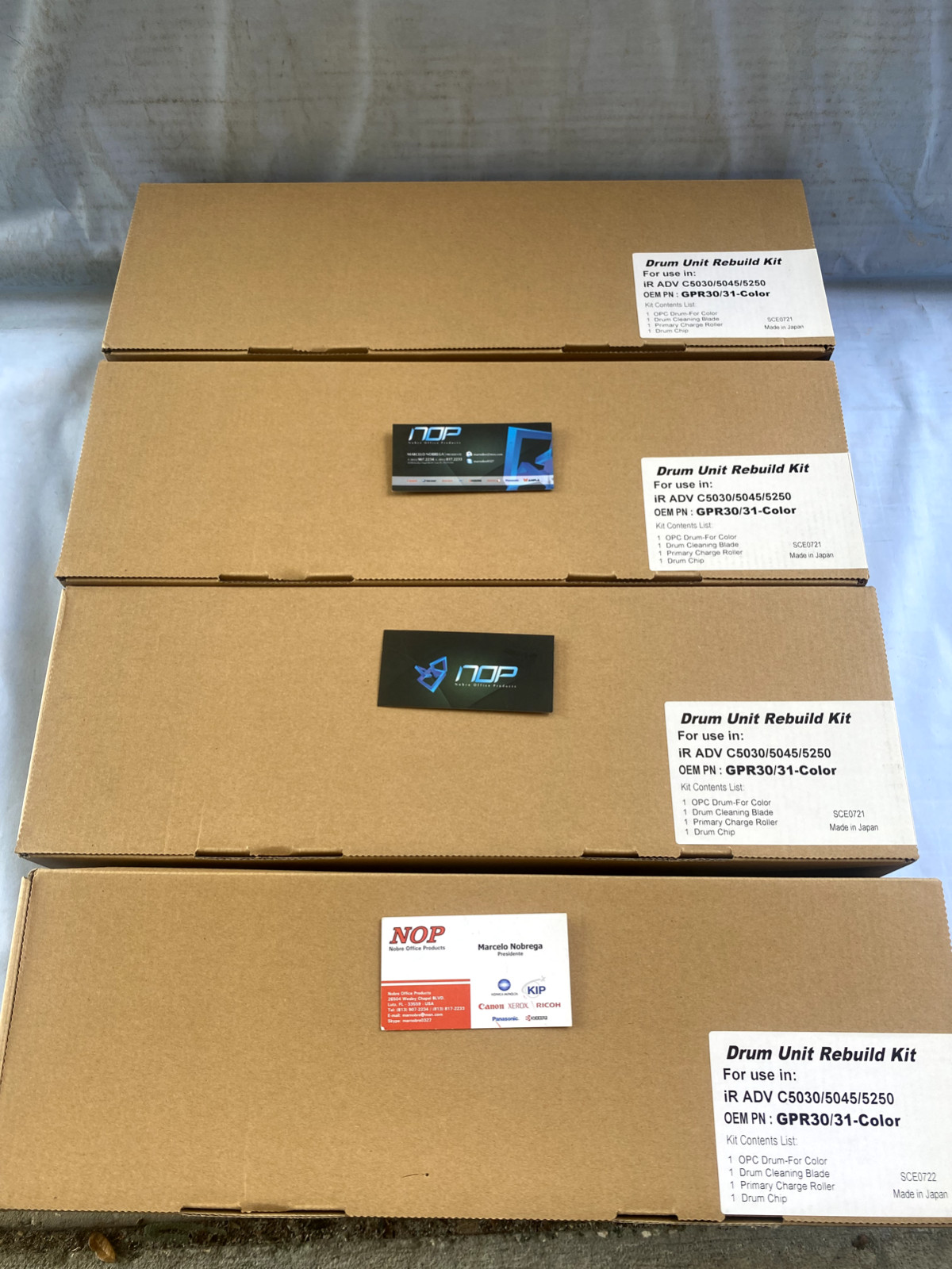 NEW VERSION 4 CANON GPR-31 GPR31 COLOR DRUM KIT IR,C5030,C5035,C5235,C5240,C5051
