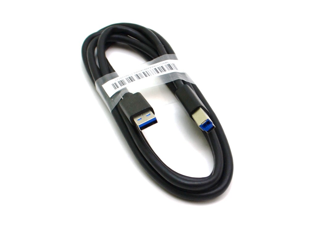 LOT OF 10 6FT 6-FEET USB 3.0 TYPE-A TO TYPE-B UPSTREAM BLACK CABLES 389G1758 USA