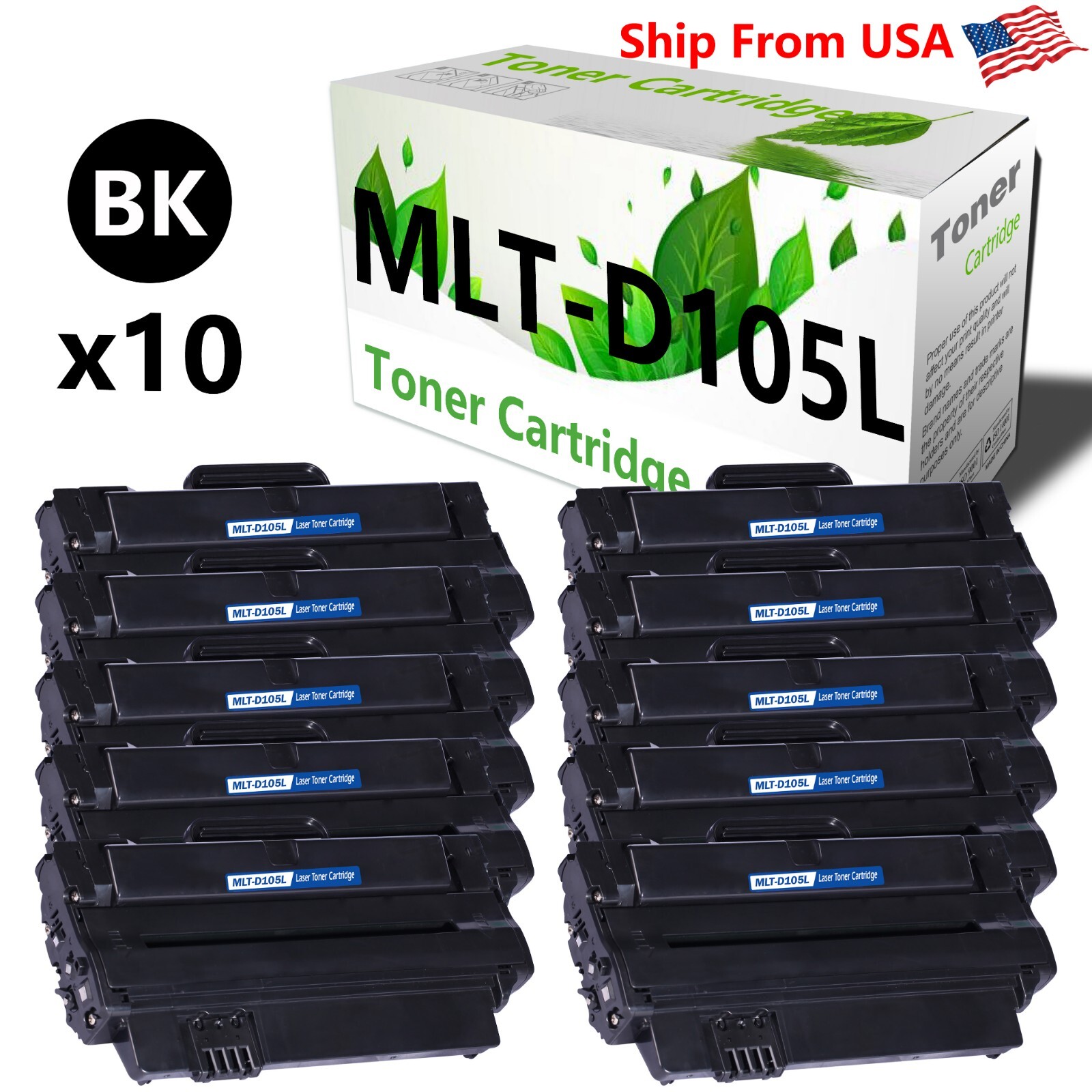 10PK 105L D105L Toner Cartridge Used For SCX-4623FN SCX-4623FW ML-2545 Printer