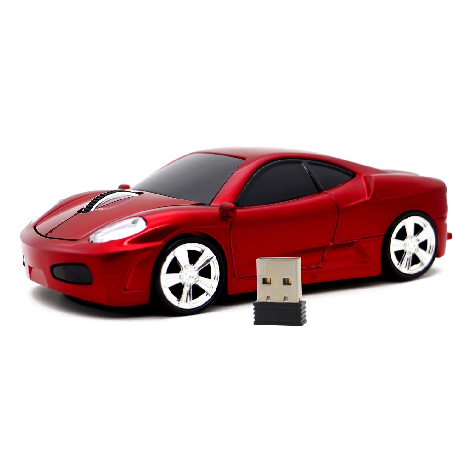 Ai5G Wireless Mouse Sports Car Mouse USB Computer Mice Optical 2.4GHz with He...