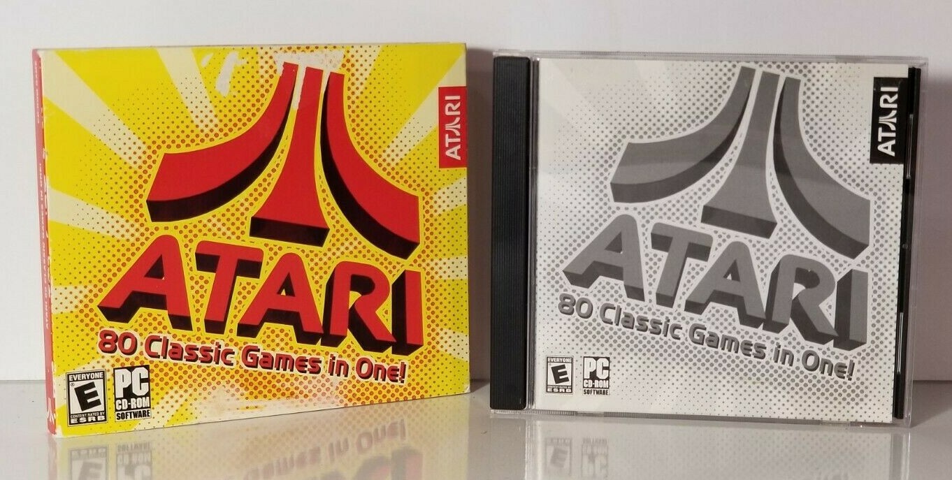 ATARI 80 Classic Games in One PC CD-ROM Software