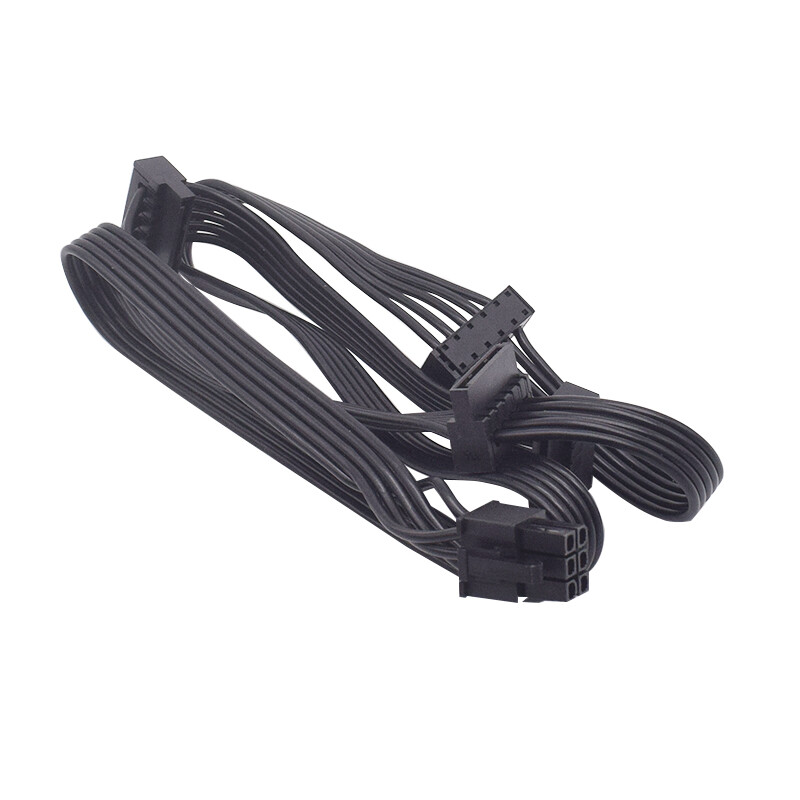 Original Corsair Only 6 PIN to 4 SATA Modular Cable 34-0 00665
