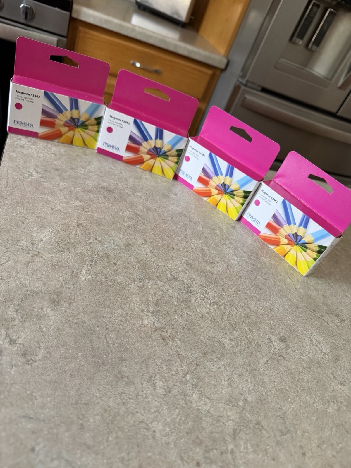 Primera 53462 Extra High Yield Magenta Ink Cartridge x 4 - LX1000/LX2000 NEW NIB