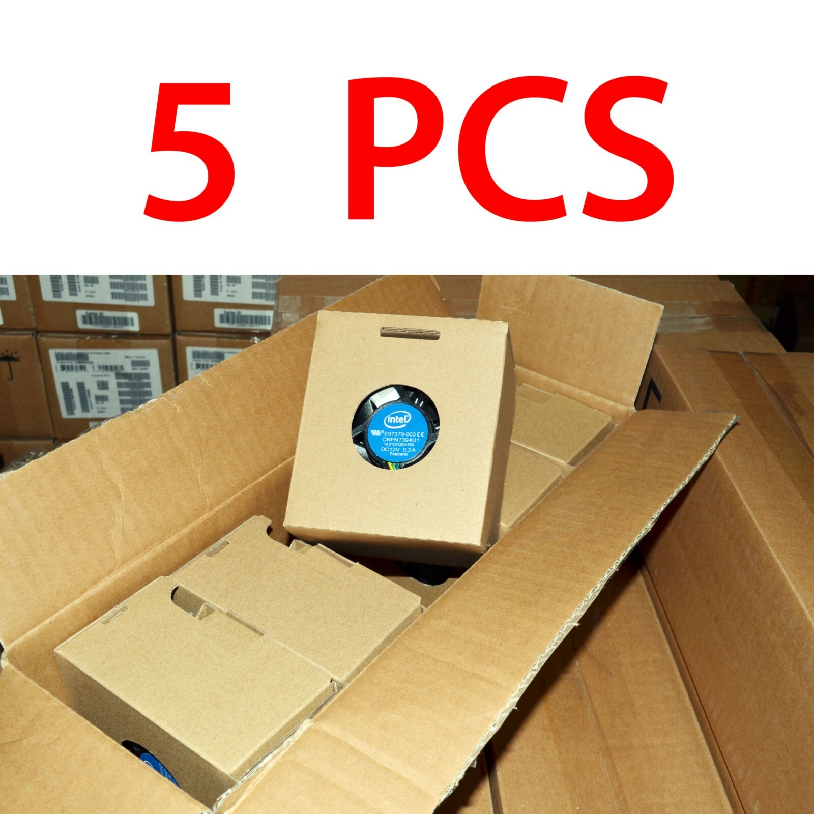 5PCS Intel E97379 Core i3 i5 i7 Socket LGA 1150 1155 1156 1200 CPU Cooling Fan