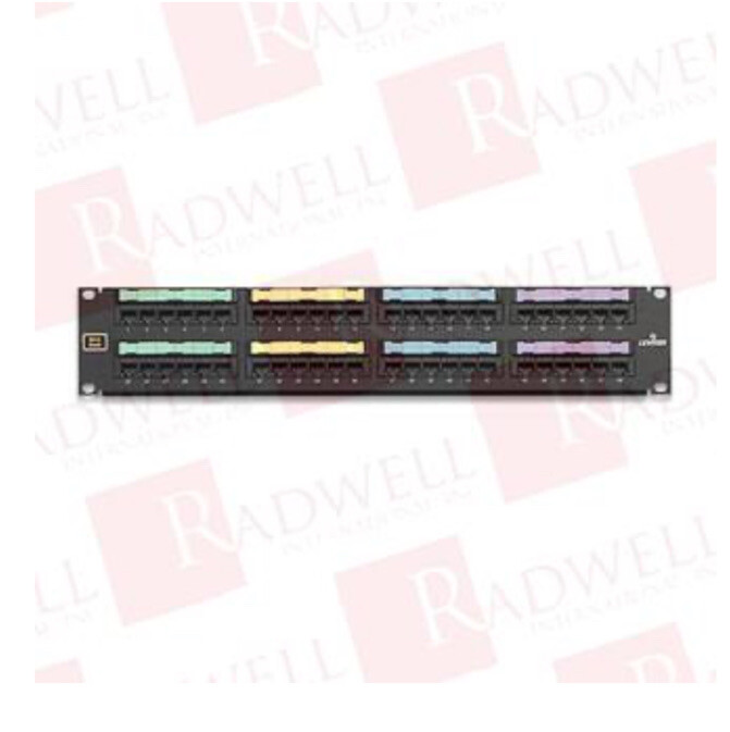 Leviton Voice Patch Panel 48 Port 2RU 8 25 Pair Connectors For Phone