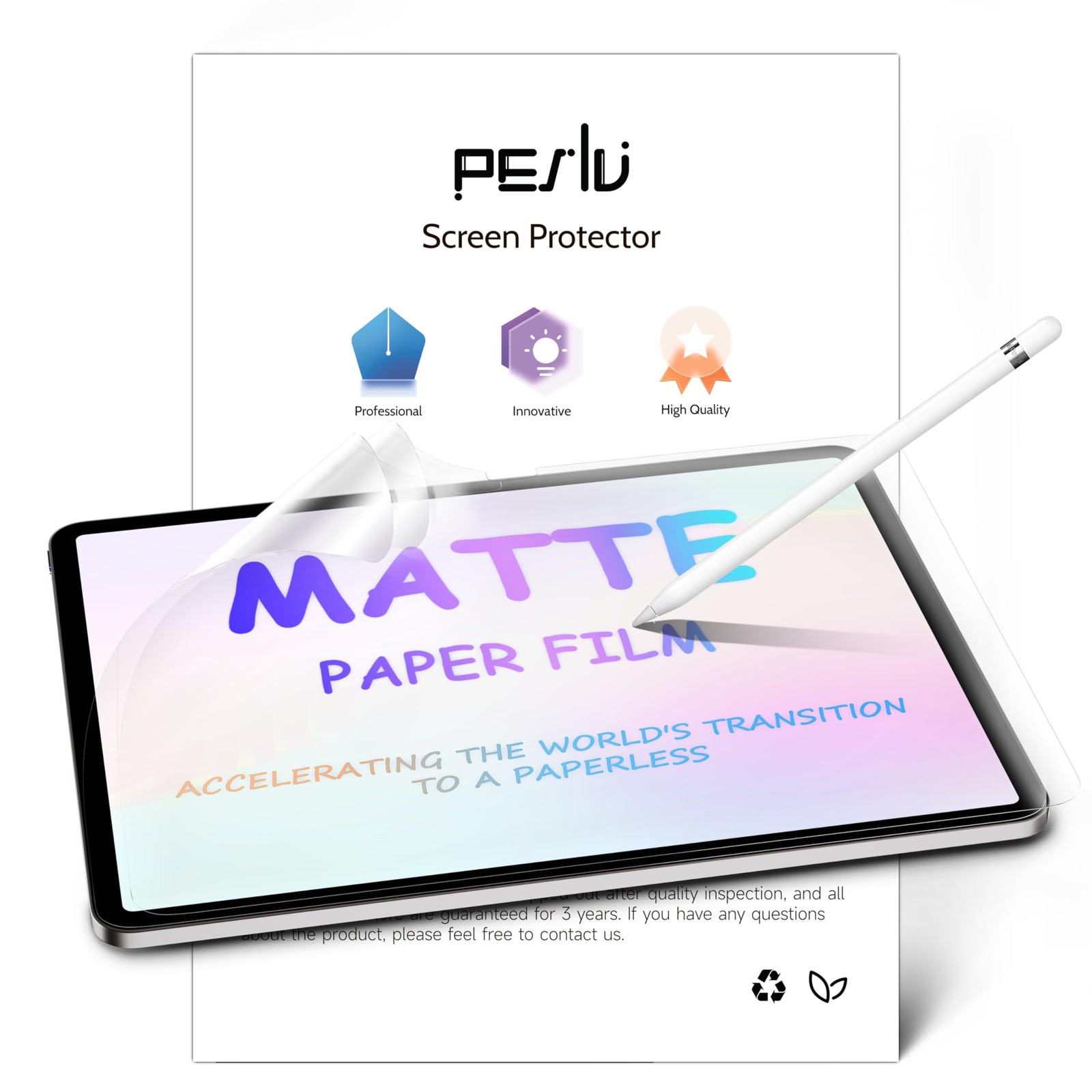 Peslv 2 Pack Like Paper Screen Protector for iPad 10th 2022 10.9" & iPad 11th A