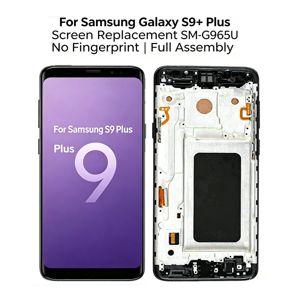 TFT LCD For Samsung Galaxy S9+ Plus SM-G965 6.2" Touch Screen Replacement Frame
