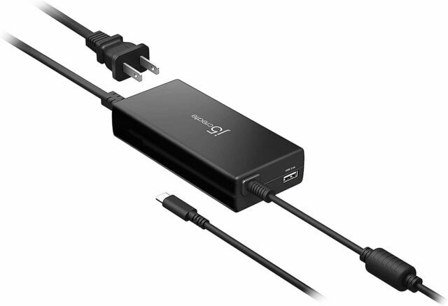j5create JUP2290 100W PD USB-C Super Charger for Laptop, Notebook, Tablet, Smart