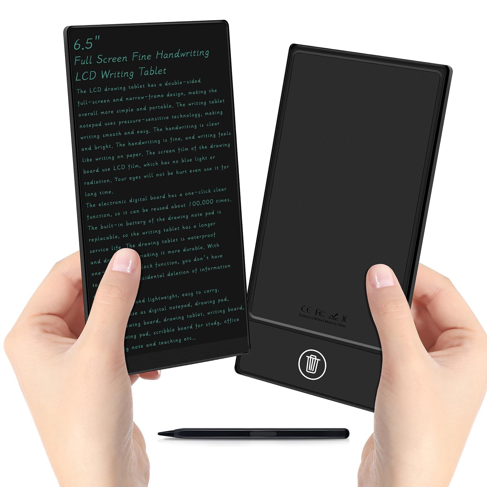 LCD Writing Tablet for Adult: Mini 6.5 Inch