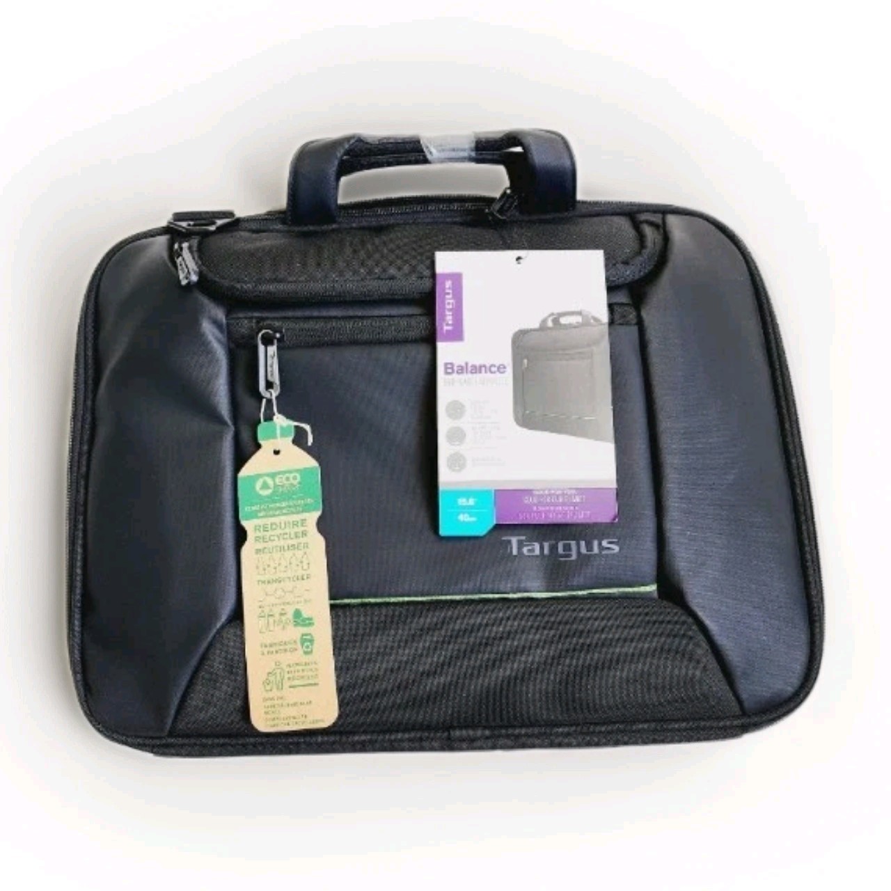 Targus Laptop Computer Protective Padded Satchel EcoSmart Checkpoint Friendly
