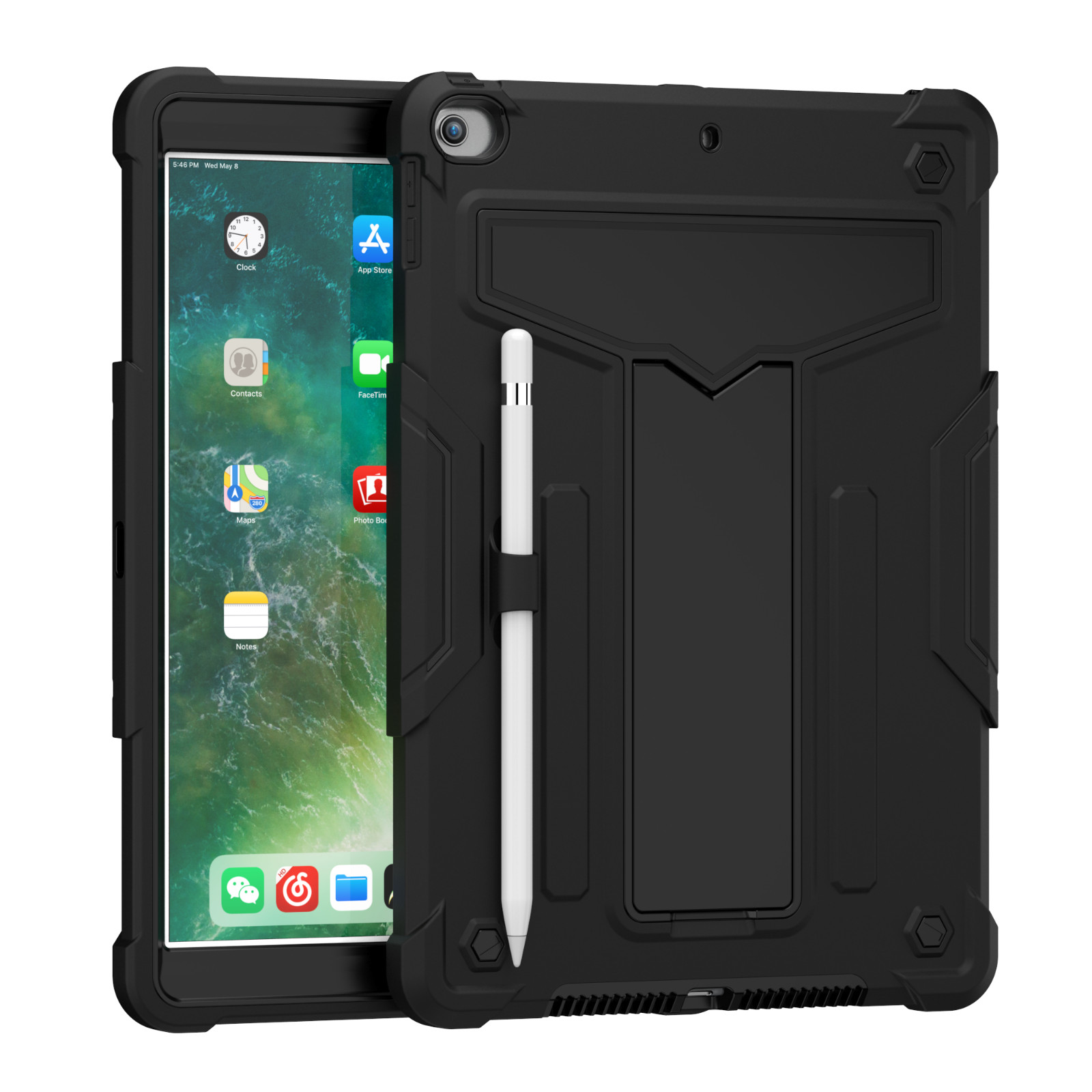 iPad 2021 Case 9th Generation Bumper Shockproof Stand Hard Cover For iPad 10.2"