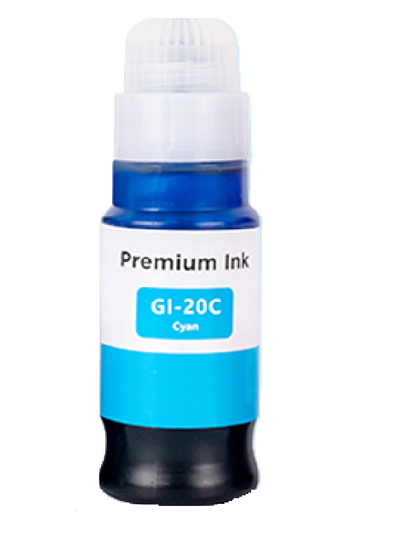 Compatible Canon GI-20C Cyan Ink Bottle for PIXMA G5020 G6020 G7020