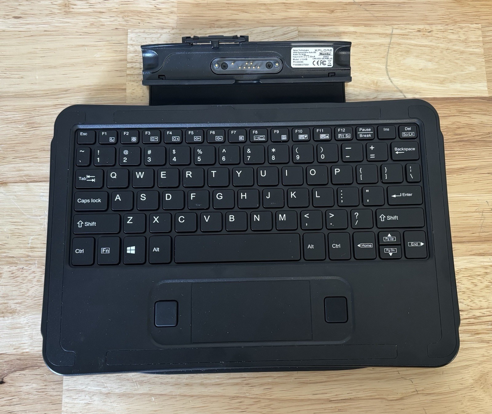 DT Research Detachable Keyboard for DT301 / DT311 / DT313 Rugged Tablets – Open