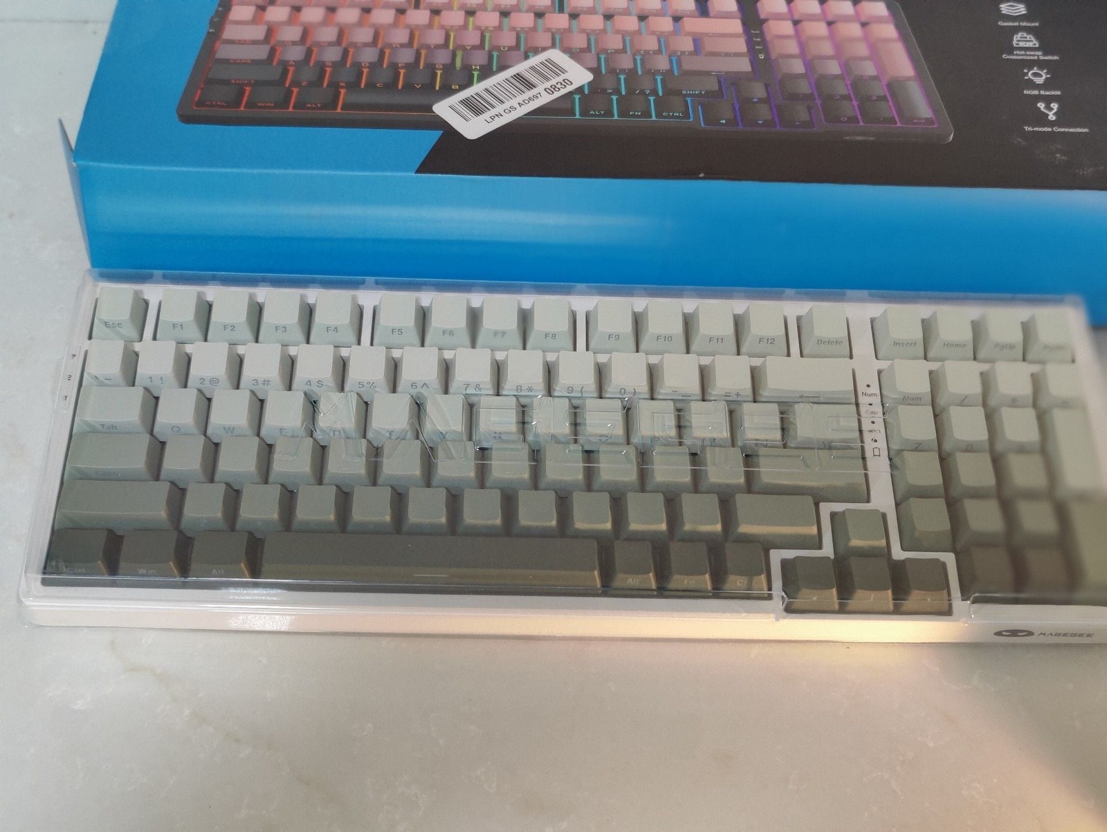 MageGee LIGHT100 Wireless Mechanical Keyboard Green