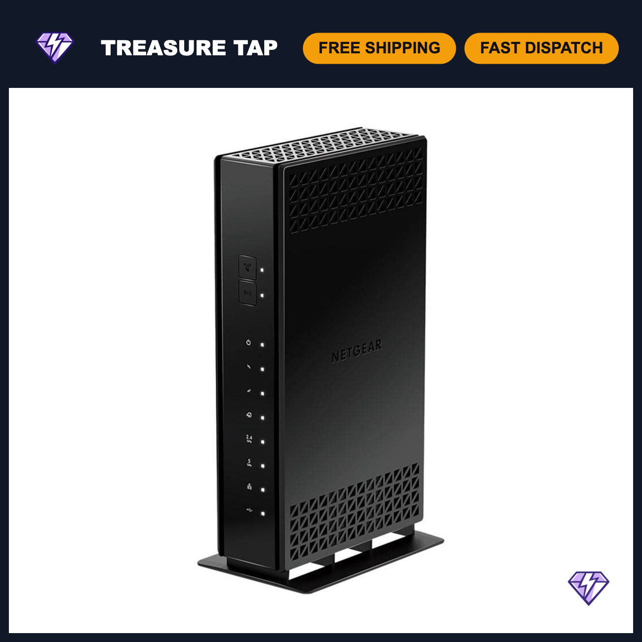 High-Speed Cable Modem WiFi Router - DOCSIS 3.0, AC1200, Compatible with Xfinity