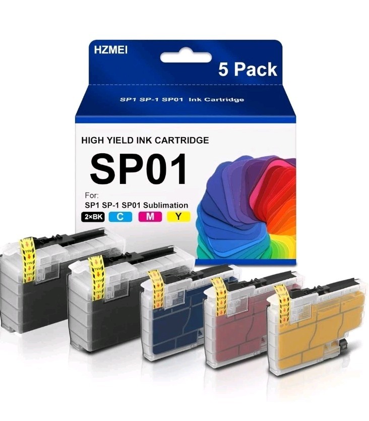 SP01 SP-1 SP1 Sublimation Ink Cartridge for SP01BK SP01C SP01M SP01Y (Details)