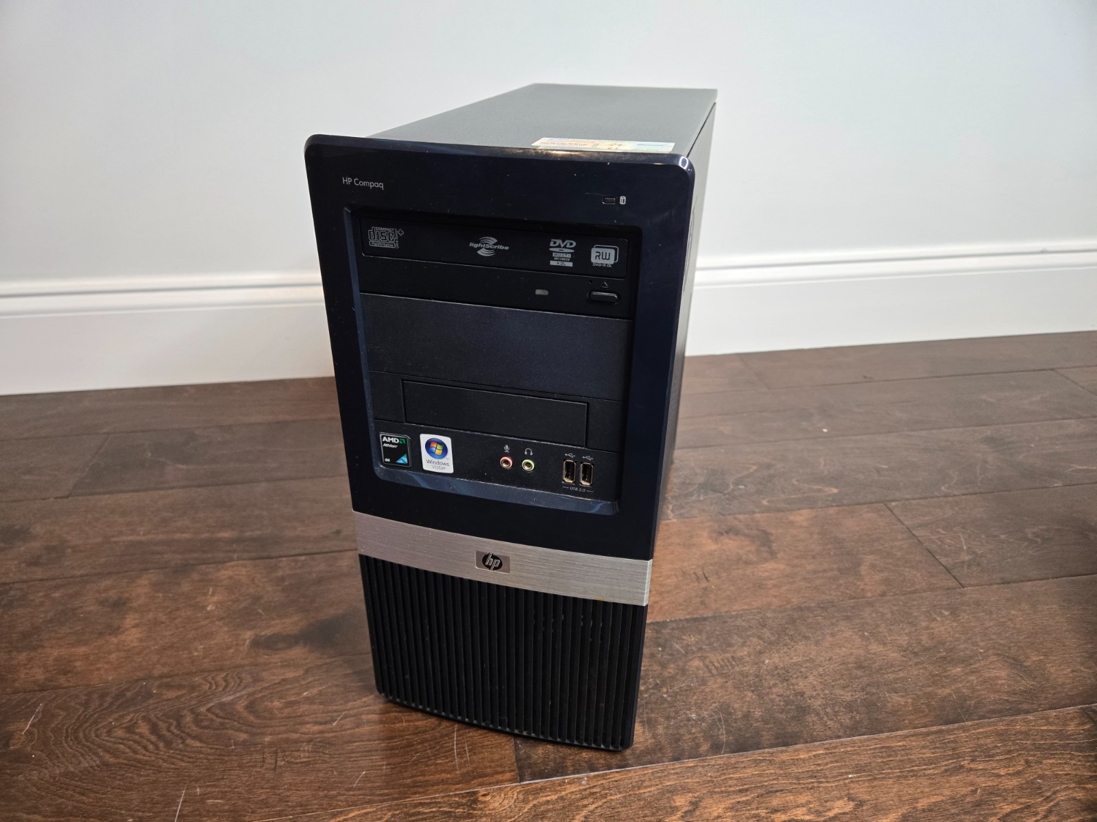 HP Compaq dx2450 MT AMD Athlon Dual Core 4450B 2.3GHz 3GB RAM 250GB Win 7 Pro