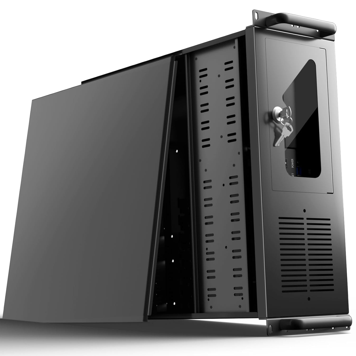 4U Rackmount Server Case 7 PCI Slots USB 3.0 Drive Bays Server Chassis Cabinet