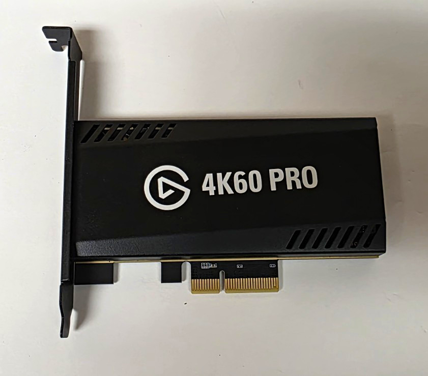Elgato 4K60 Pro 4K PCIe Video Capture Card HDMI In/Out 2-Port