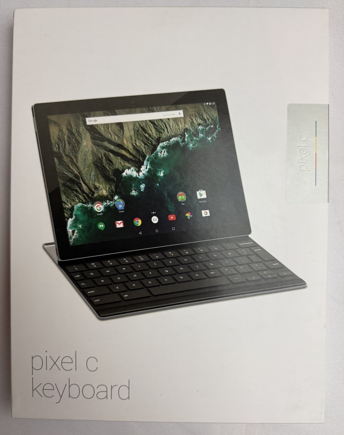 NEW Google Pixel C Keyboard QWERTY EN GA3C00076-A14 Bluetooth Wireless Keyboard