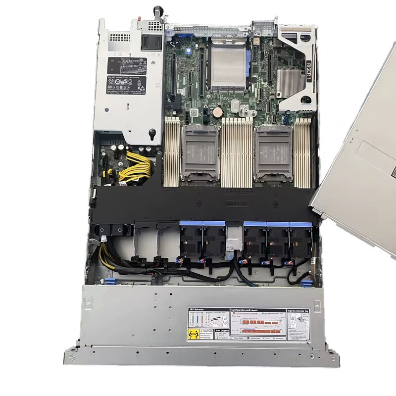 Dell R650XS Server 8X2.5"/H345/2X800W/2x intel 4310 CPU 12Core/128G RAM/2x1.2TB
