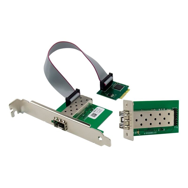 M.2 A/E Key SFP Port Network Card 1000Mbps Fiber Port Gigabit Network Card