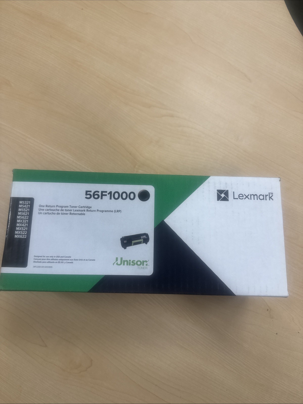 Lexmark 56F1000 Unison Genuine Ms331 Ms422 Ms621 Ms622 Mx321 Mx421 Mx 521 Mx522