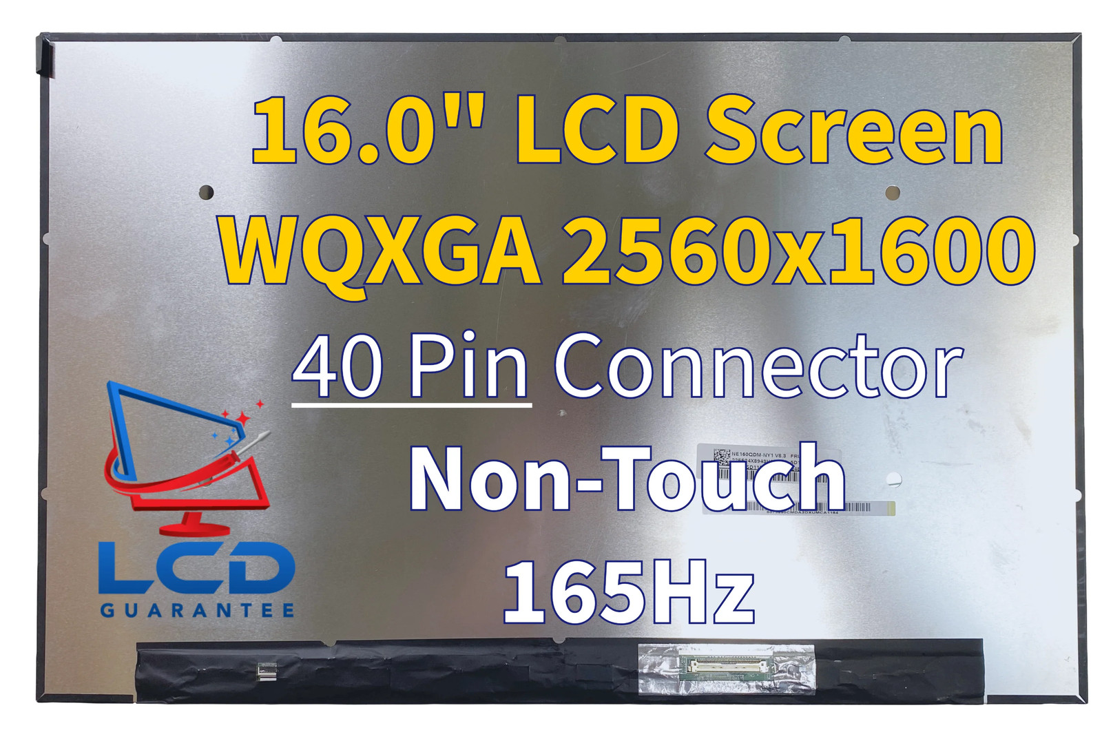 Lenovo 5D11H71477 16" WQXGA Non Touch Replacement LCD Laptop Screen Panel