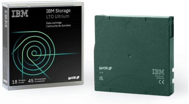 IBM 02XW568 LTO Ultrium-9 18TB/45TB Data Cartridge