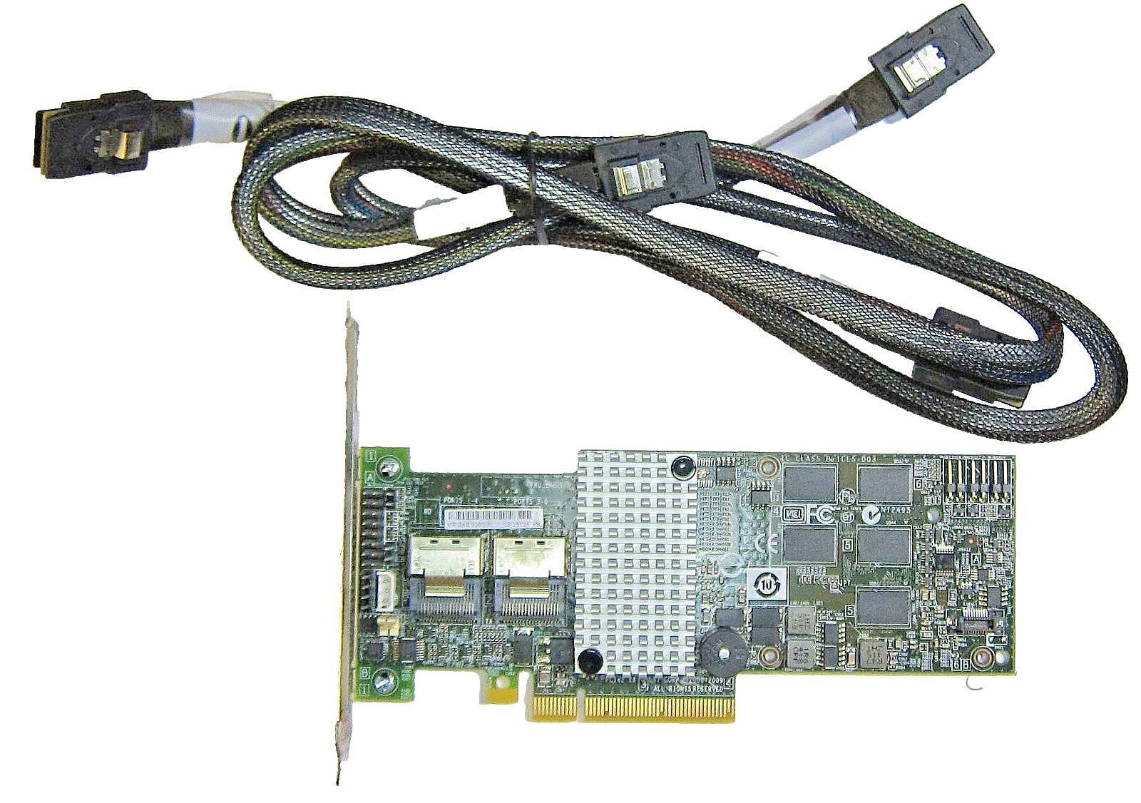 Genuine LSI Logic L3-25121-85C MR SAS 9260-8i Controller with 2 Cables