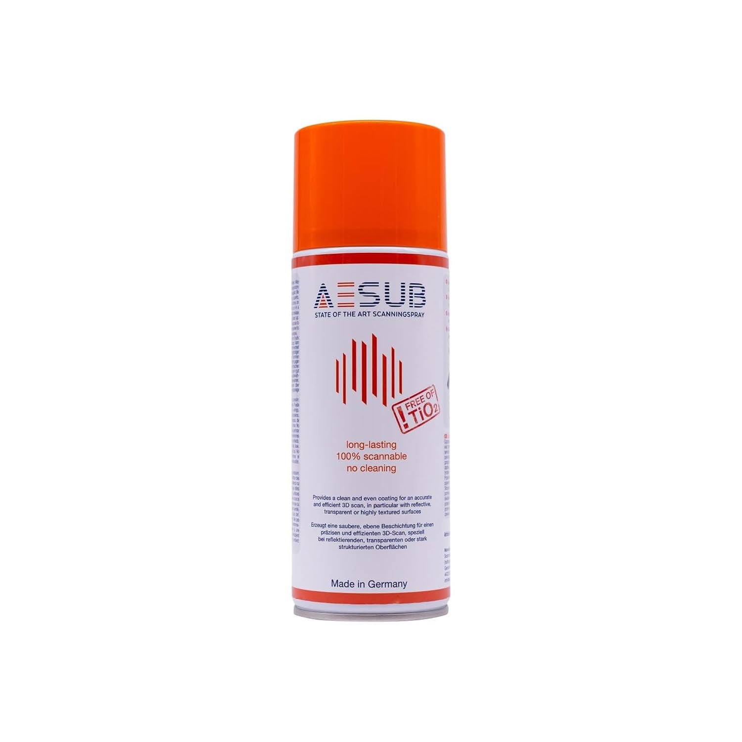 AESUB Orange 3D Scanning Spray 400ml  - Universal Self-Evaporating