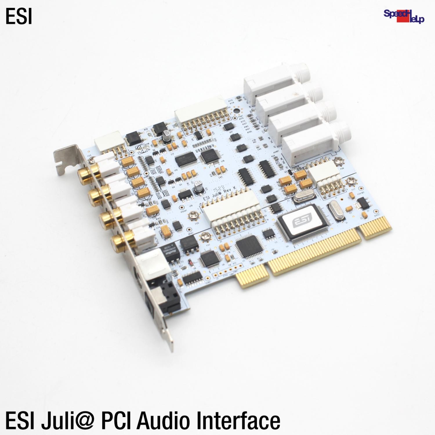 ESI Juli@ PCI Audio Interface PCI Rev.K Profi Sound Karte Blaster Audio Card