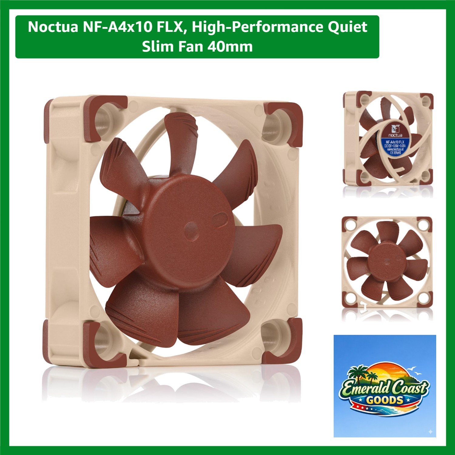 FLX, High-Performance Quiet Slim Fan 40mm