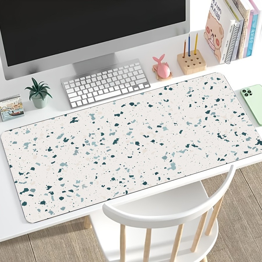 1pc Oversized Gaming Mouse Pad with Edge Design, Washable And Durable, Suitabl