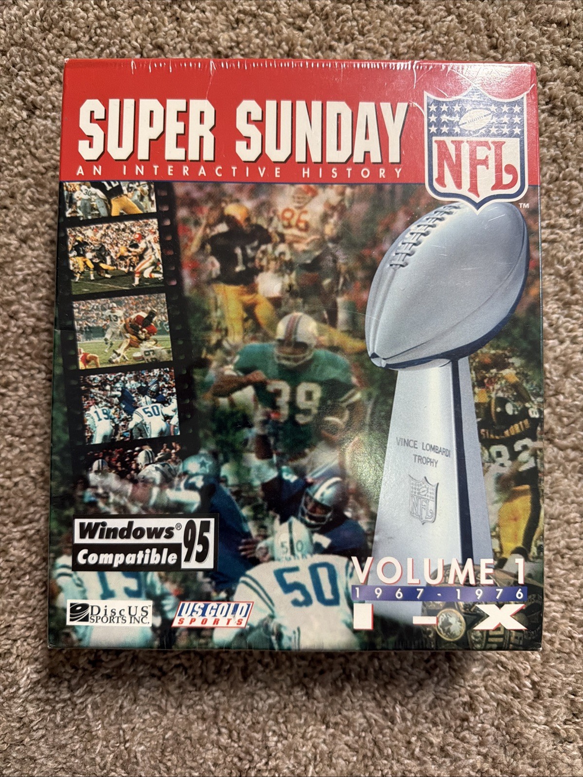Super Sunday An Interactive History Volumes  1-3 1967-1995 (PC, Vintage Win 95)